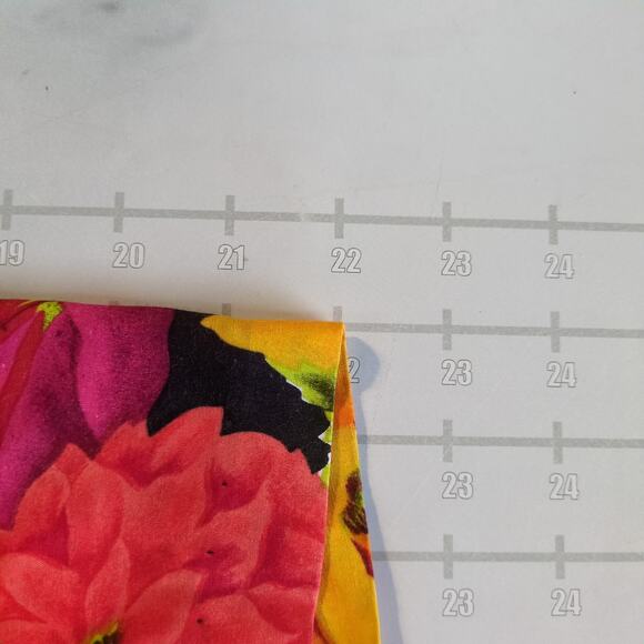 Vintage Rampage Blazer Jacket Womens S Yellow Pink Floral Two Buttoned Y2k - Picture 11 of 12